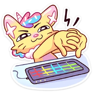 ☺️ emoji Уютненький Кэнди Кэт :: @stickroom Telegram sticker 12 of 48