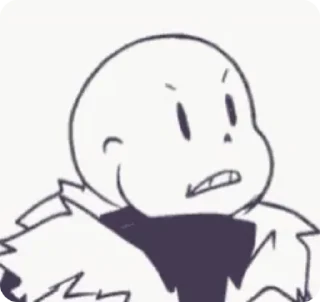😧 emoji 🔪Cross Sans🔪 Telegram sticker 11 of 13