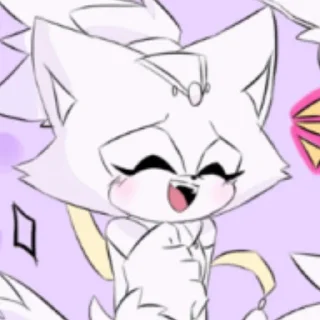 🥰 emoji ~<°Cute Blaze the cat°>~ Telegram sticker 18 of 85