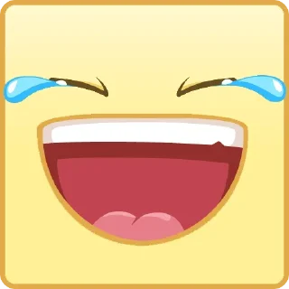 😂 emoji Квадратные Смайлы Telegram sticker 6 of 26