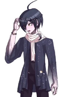 😓 emoji Shuichi Saihara sprite edits by @wait_whatta_fuck Telegram sticker 22 of 48