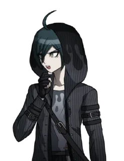 🧐 emoji Shuichi Saihara sprite edits by @wait_whatta_fuck Telegram sticker 14 of 48