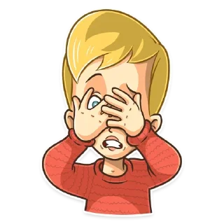 🙈 emoji @TVstickers Home Alone Anime Telegram sticker 12 of 30