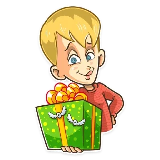 🎁 emoji @TVstickers Home Alone Anime Telegram sticker 16 of 30