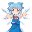 😙 emoji Cirno Telegram sticker 5 of 80