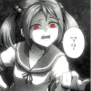 🤨 emoji Аниме Тянки Telegram sticker 15 of 23