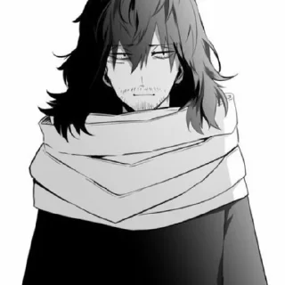 👤 emoji Aizawa Shota. Telegram sticker 9 of 35