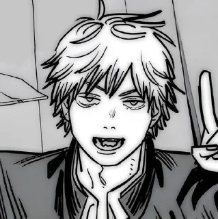Sticker from Denji/manga