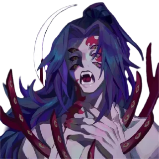 🧛‍♂️ emoji Kokushibo by @peach_artworld Telegram sticker 1 of 21