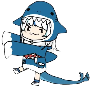 😎 emoji Fubuki and Telegram sticker 7 of 53