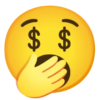 🤑 emoji 🥱 Telegram sticker 15 of 100