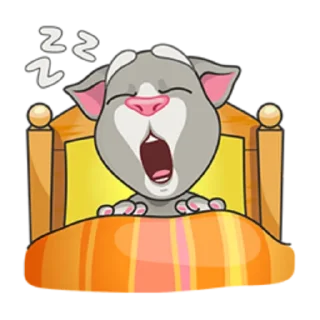 🛌 emoji Talking Tom Telegram sticker 7 of 48