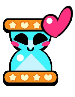 ❤️ emoji Sandclock Pins @BrawlStarsStik Telegram sticker 7 of 9