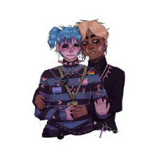🎸 emoji 🎸 𝑺𝒂𝒍𝒍𝒚 𝑭𝒂𝒄𝒆 🎸 Telegram sticker 21 of 94