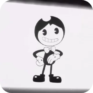 🥲 emoji Bendy//Welcome Home Telegram sticker 2 of 56