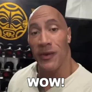 🤯 emoji The Rock stickers Telegram sticker 14 of 33
