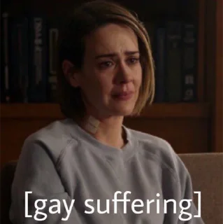 😢 emoji sarah paulson Telegram sticker 13 of 44