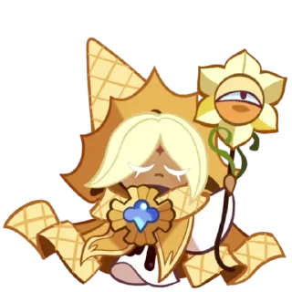 🌻 emoji Pure Vanilla Cookie! Telegram sticker 9 of 44