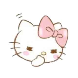 🌟 emoji 𓏲࣪ 🍡Hello Kitty꒷ ₊˚ฅ @kaoforyou Telegram sticker 6 of 42