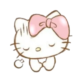 🌟 emoji 𓏲࣪ 🍡Hello Kitty꒷ ₊˚ฅ @kaoforyou Telegram sticker 9 of 42