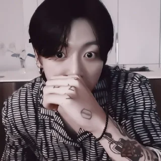 🤍 emoji ⬫ ׂ ٬٬ . ࣪ JUNGKOOK @florft Telegram sticker 12 of 24