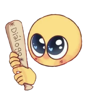 Sticker from cute