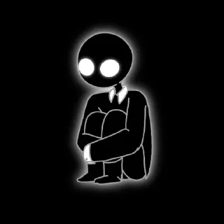 😐 emoji Тени Telegram sticker 14 of 47