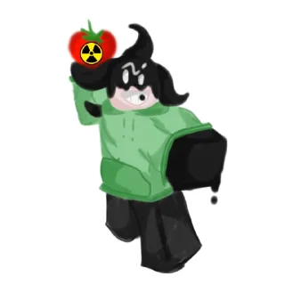 🏀 emoji Ядерный помидор Telegram sticker 11 of 19