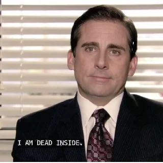 Sticker from The Office // Michael Scott