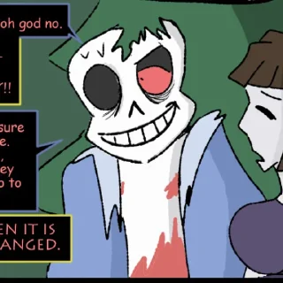 😏 emoji Horror Sans   @undertalesticker Telegram sticker 24 of 102