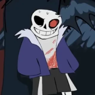 🤨 emoji Horror!Sans @undertalesticker Telegram sticker 20 of 41