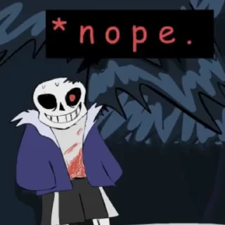 ⛔️ emoji Horror!Sans @undertalesticker Telegram sticker 22 of 41