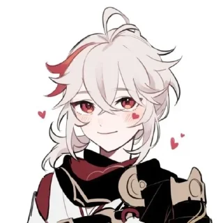🥰 emoji 𓏲⊹༅KAZUHA༅⊹𓏲 @bifircation Telegram sticker 15 of 105