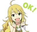 Sticker from THE IDOLM@STER & CINDERELLA GIRLS :: @line_stickers