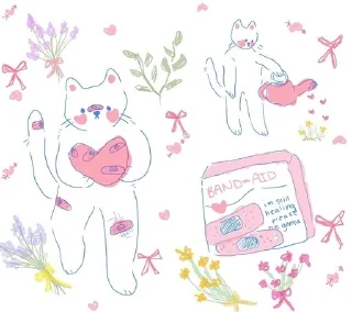 ❤️‍🩹 emoji nya nya,, Telegram sticker 6 of 72