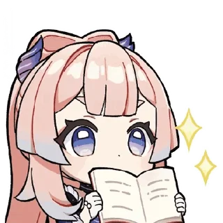 📖 emoji Genshin Collab @stickersMH Telegram sticker 5 of 39