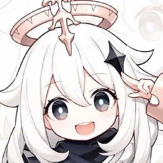 🤍 emoji Паймон @fordgenshin Telegram sticker 13 of 20