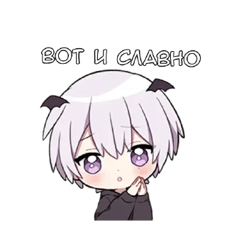 👌 emoji Рики-кун - @tg_sticks Telegram sticker 11 of 16