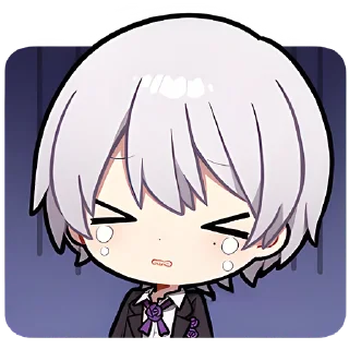 😭 emoji Рики-кун @Nyasticks Telegram sticker 16 of 17