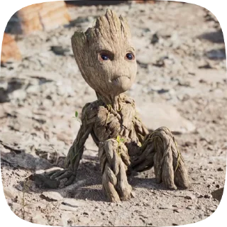 🤍 emoji i am groot Telegram sticker 11 of 50