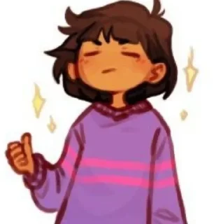 👍 emoji SS!Frisk Telegram sticker 9 of 112