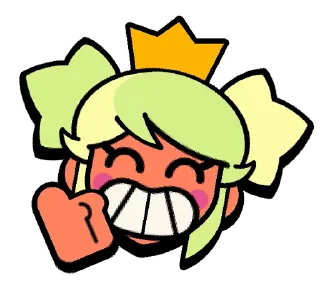 👍 emoji Mandy Pins @BrawlStarsStik Telegram sticker 5 of 23