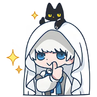 Sticker from Мини-призрак @Nyasticks