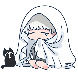 Sticker from Мини-призрак @Nyasticks
