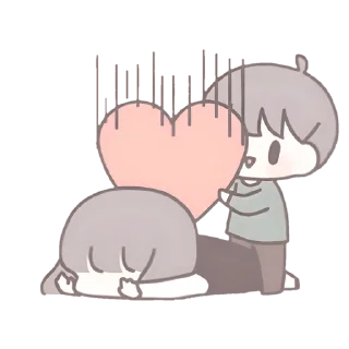 💘 emoji ૮៸៸›  ‌‹៸៸ྀིა стики тут -> @hugswcots. Telegram sticker 12 of 32