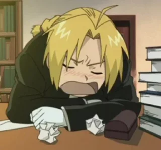 😳 emoji Эдвард Элрик Telegram sticker 22 of 115
