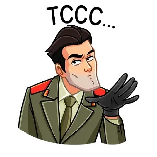 🤫 emoji Агент КГБ (@TgSticker) Telegram sticker 11 of 48