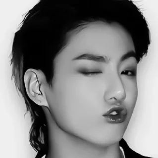 🎤 emoji ☞︎︎︎:jungkook:☜︎︎︎ 𝙗𝙮 @ssukeban Telegram sticker 5 of 32