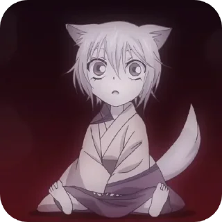 😦 emoji Tomoe @stickmiw Telegram sticker 23 of 40