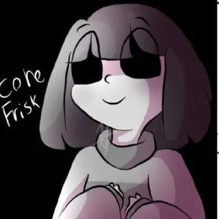 😇 emoji Core!Frisk Telegram sticker 8 of 64